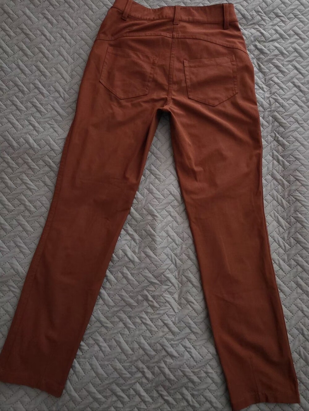 Lululemon City Sleek 5-Pocket Slim Fit Pants Dark Terracotta Rust Size 2 - Picture 2 of 8